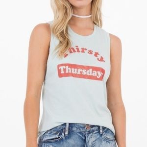 Icons of Culture Thirsty Thursdays Muscle Tank